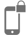 mobile with sms message icon